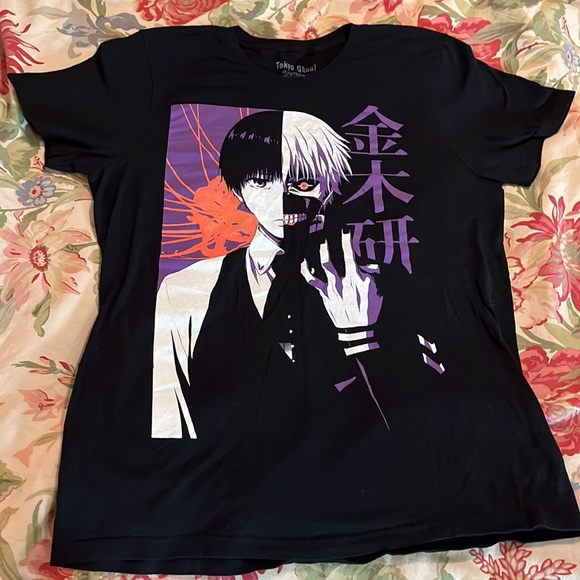 Vintage TOKYO GHOUL Size Large FunImation Graphic Tee Shirt Japan Anime EUC - Picture 9 of 15